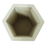 Wooden Pen Tidy Hex Shaped