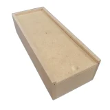 Wooden Pencil Box with Sliding Lid