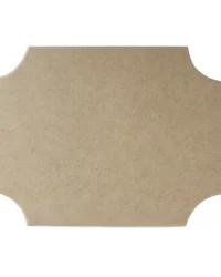 Wooden Plaque with Cut Corners