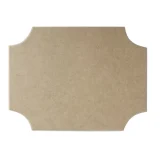 Wooden Plaque with Cut Corners