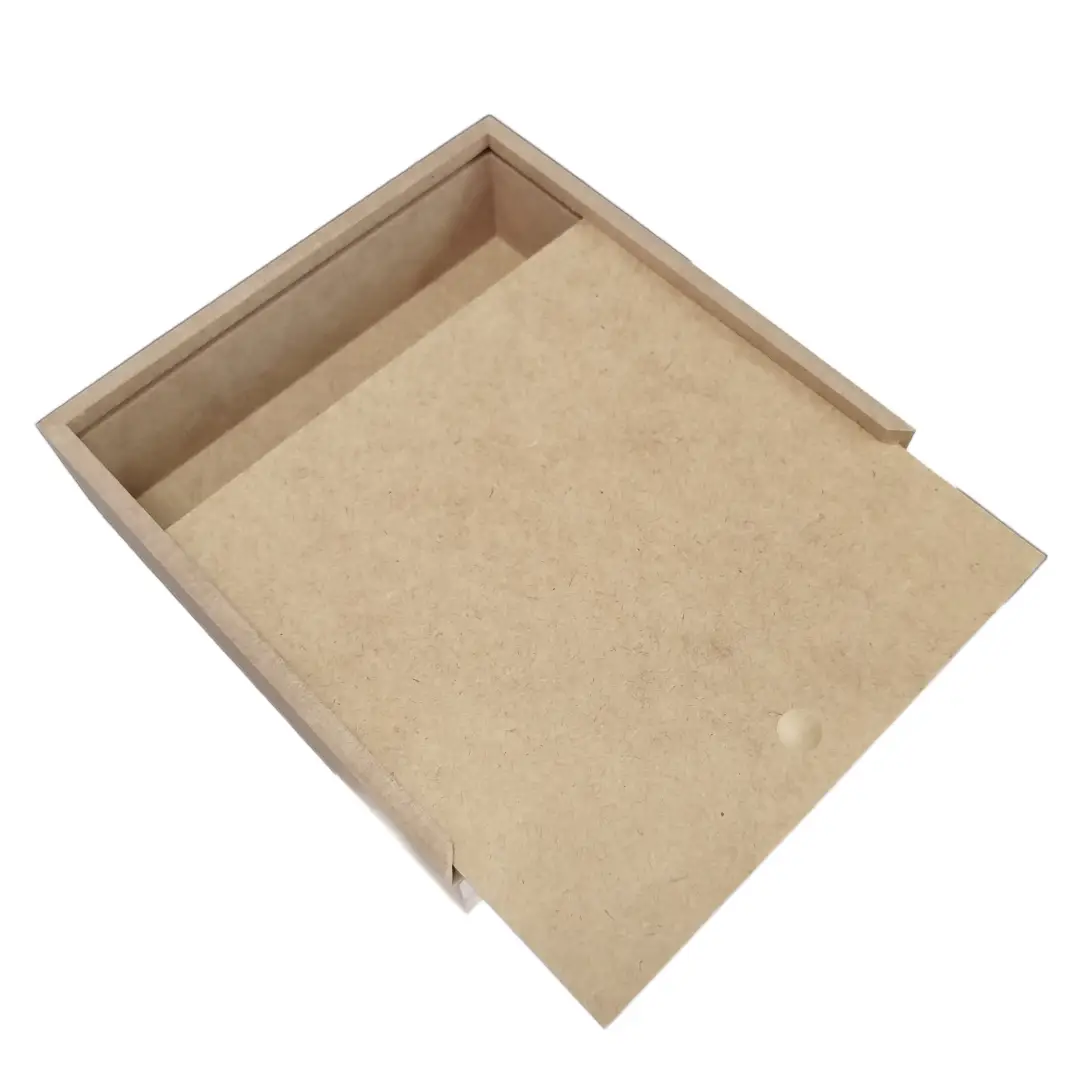 Wooden Serviette Box with Routed Sliding Lid