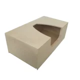 Wooden Tissue Box with Open Front