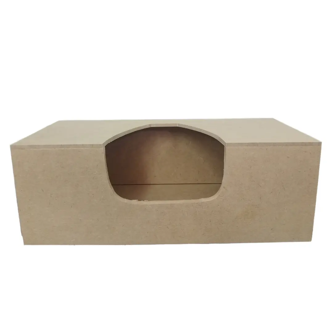 Wooden Tissue Box with Open Front