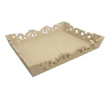 Wooden Tray Victorian Style Small
