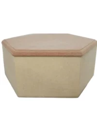 Wooden Trinket Box Hex X-Large