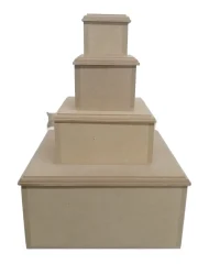 Wooden Trinket Box Square