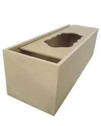 Wooden Wine Box With Sliding Lid