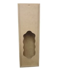 Wooden Wine Box With Sliding Lid