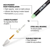 Zieler Acrylic Paint Markers (8pc)