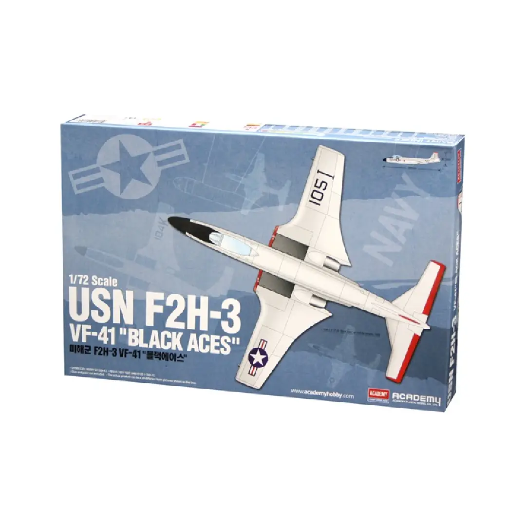 Academy F2H-3 Banshee Black Aces - 1/72