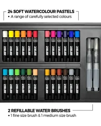 Artist’s Soft Water-Soluble Oil Pastels – 24pc