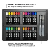 Artist's Soft Water-Soluble Oil Pastels - 24pc