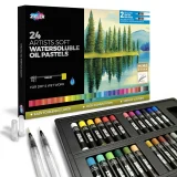 Artist's Soft Water-Soluble Oil Pastels - 24pc