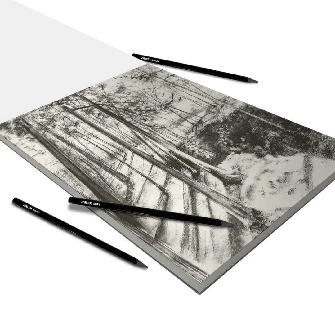 Charcoal Drawing Paper Pad 150gsm - A4