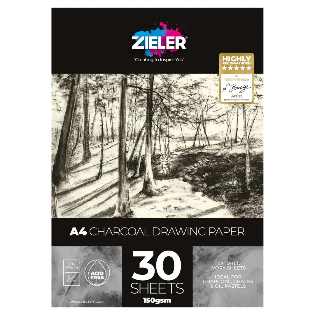Charcoal Drawing Paper Pad 150gsm - A4
