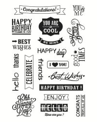 Clear Stamp – Congratulations Words
