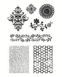 Clear Stamp – Honeycomb & Floral