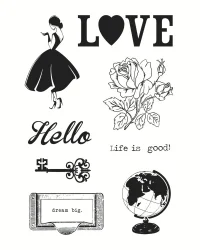 Clear Stamp – Lady Love