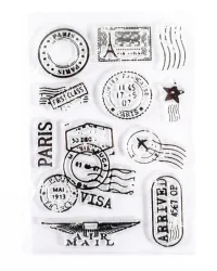 Clear Stamp – Travel Themed
