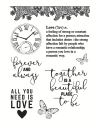 Clear Stamp – Words of Love