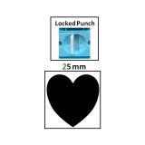 Craft Punch Heart - 25mm
