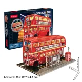 CubicFun 3D Puzzle - LED London Bus