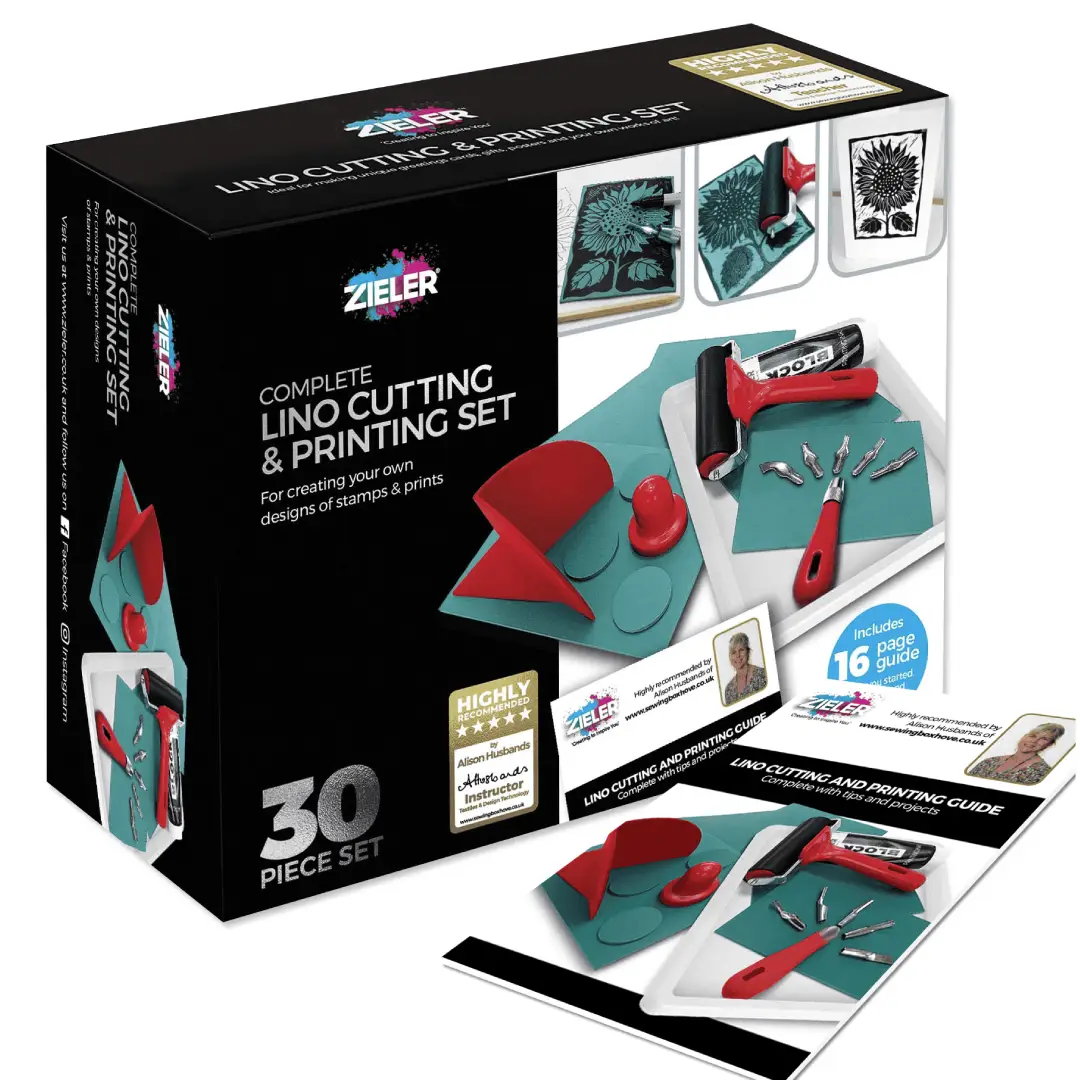Lino Cutting & Printing Set - 30pc