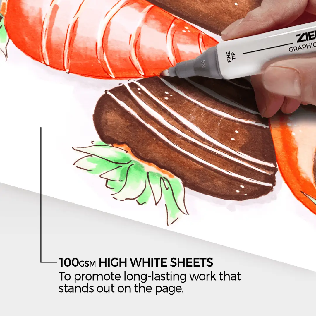 Marker & Illustration Paper Pad - A4