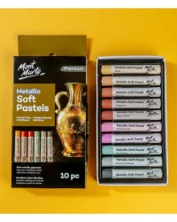 Metallic Soft Pastels – 10pc
