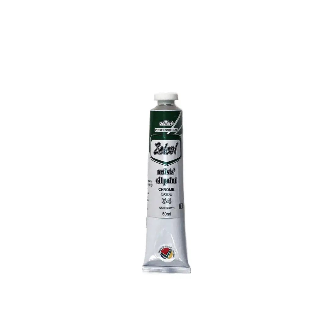 Zelcol Oil Paint 50ml - Chrome Oxide
