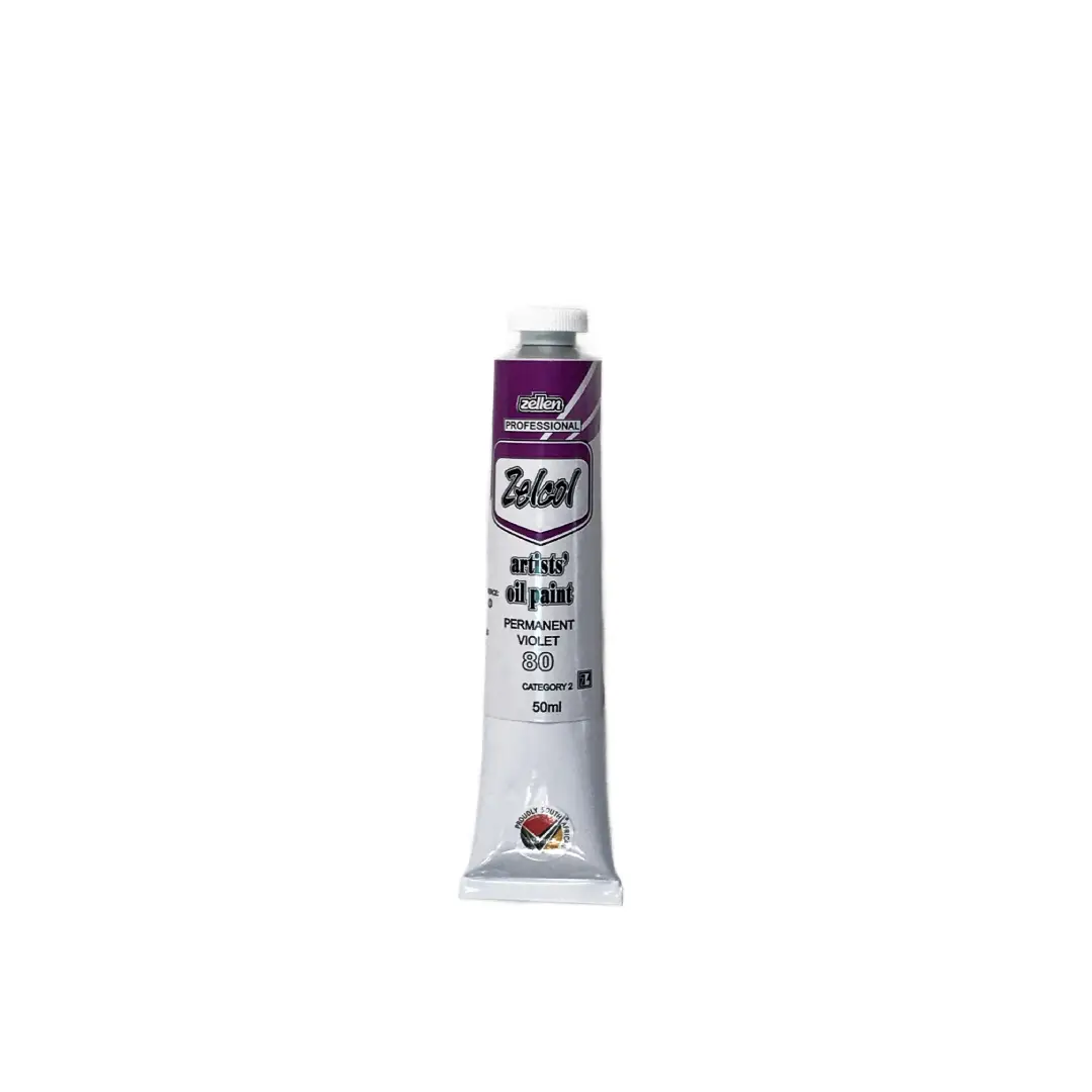 Zelcol Oil Paint 50ml - Permanent Violet