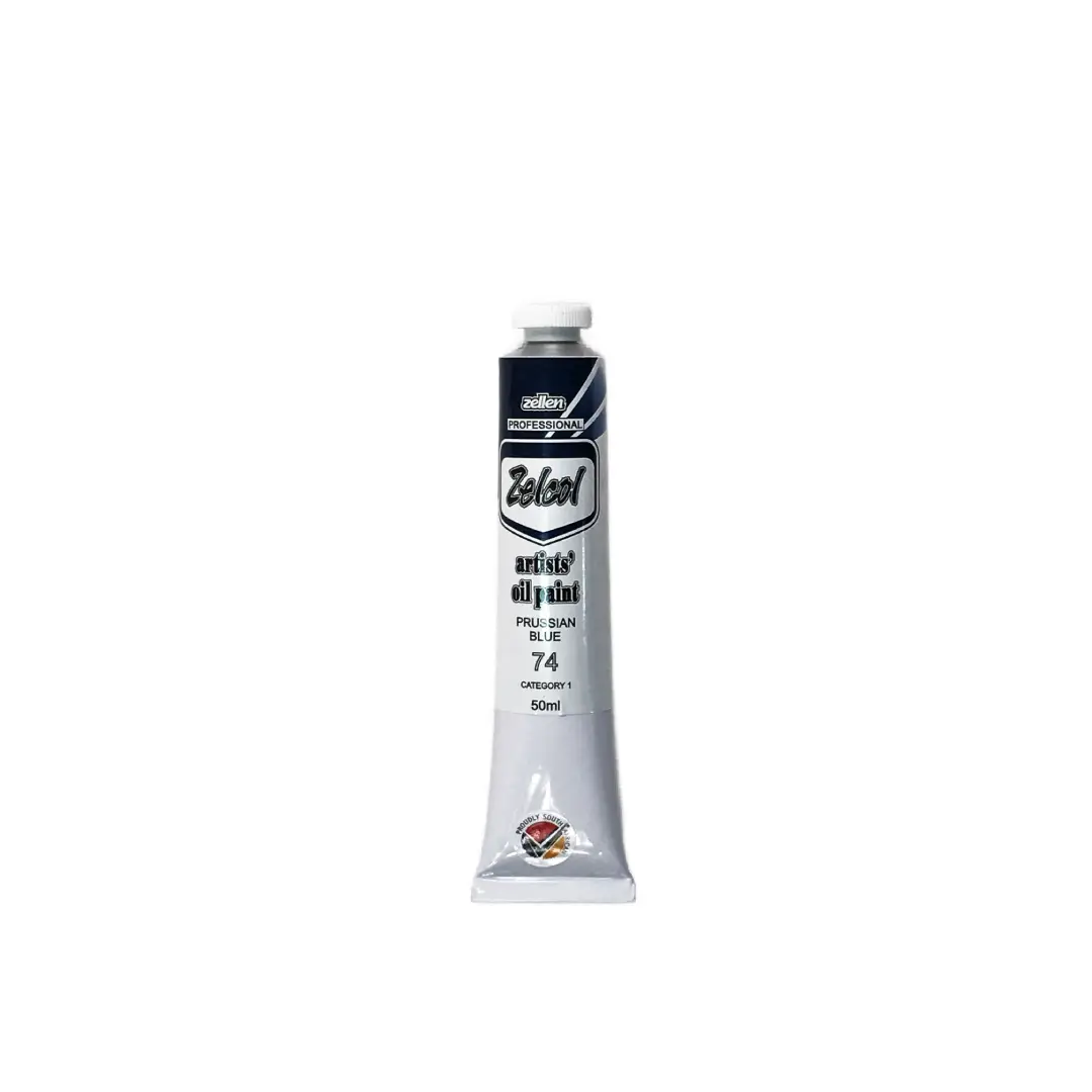Zelcol Oil Paint 50ml - Prussian Blue