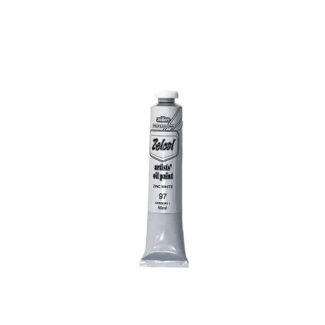 Zelcol Oil Paint 50ml - Zinc White