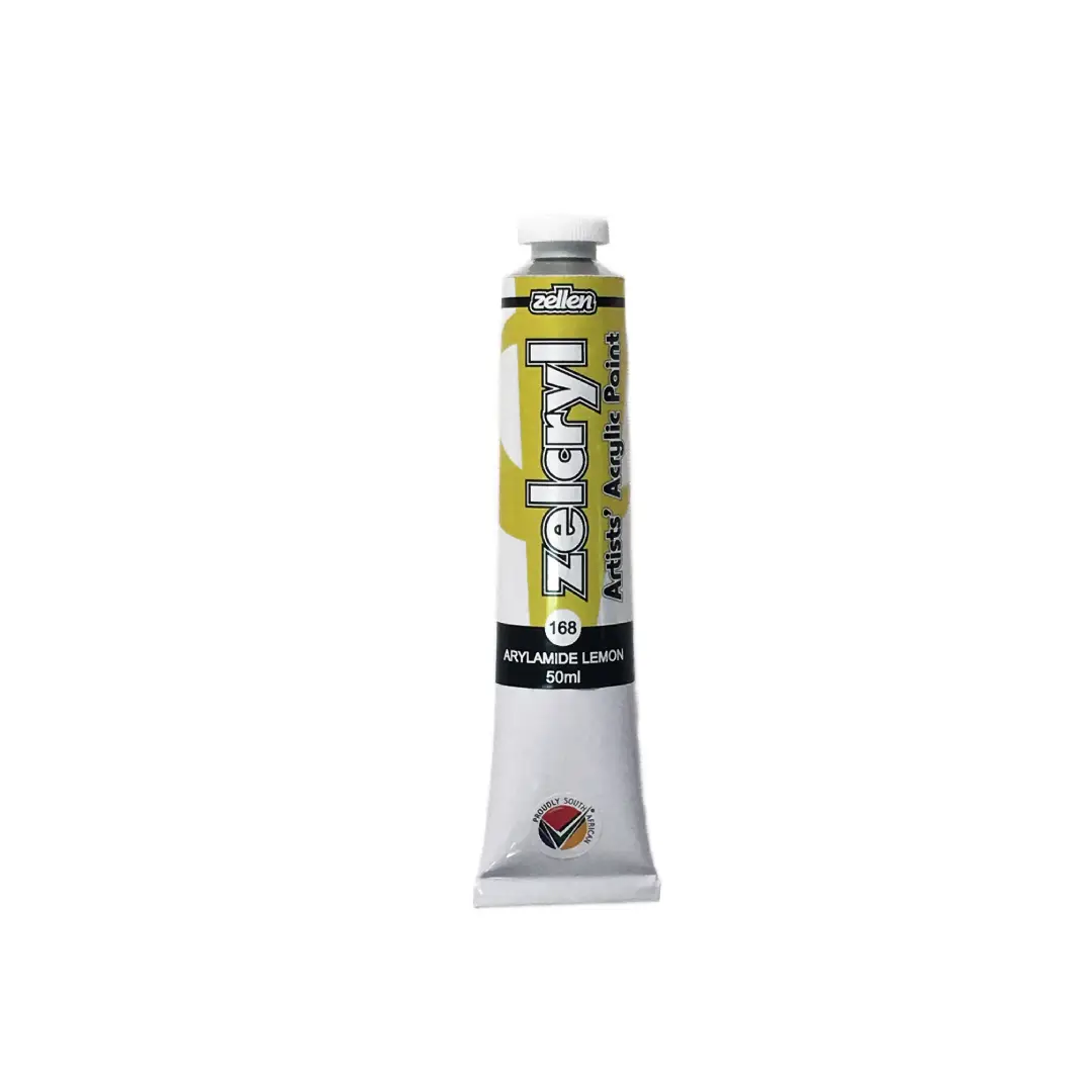 Zelcryl Acrylic Paints 50ml - Arylamide Lemon