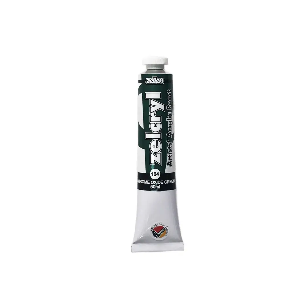 Zelcryl Acrylic Paints 50ml - Chrome Oxide