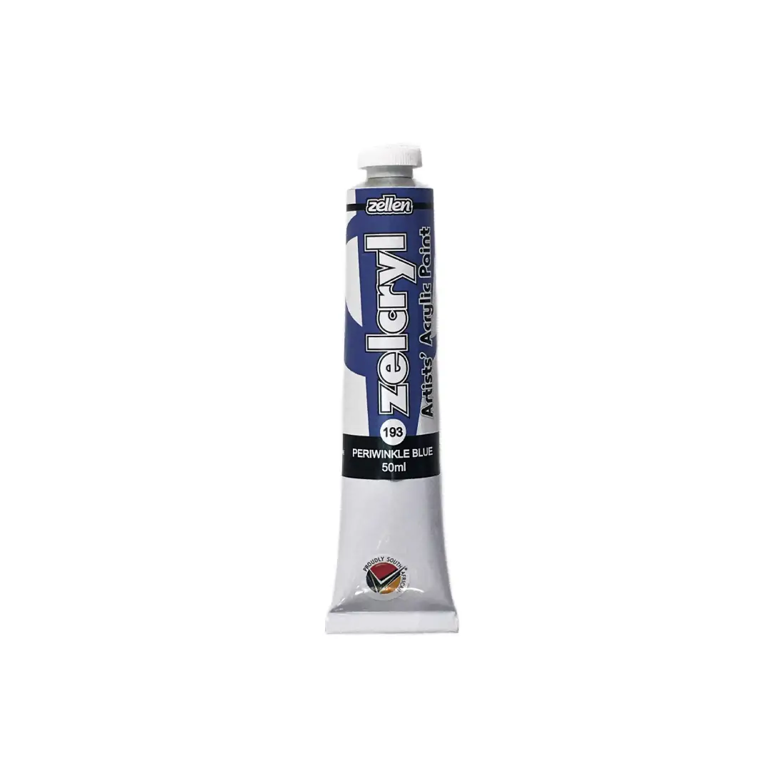 Zelcryl Acrylic Paints 50ml - Periwinkle Blue