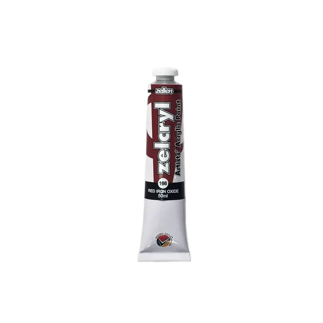 Zelcryl Acrylic Paints 50ml - Red Iron Oxide