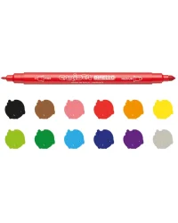 Carioca Birello Double Felt Tip Markers