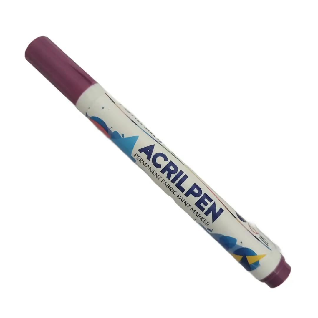 Acrilpen Fabric Marker Wine
