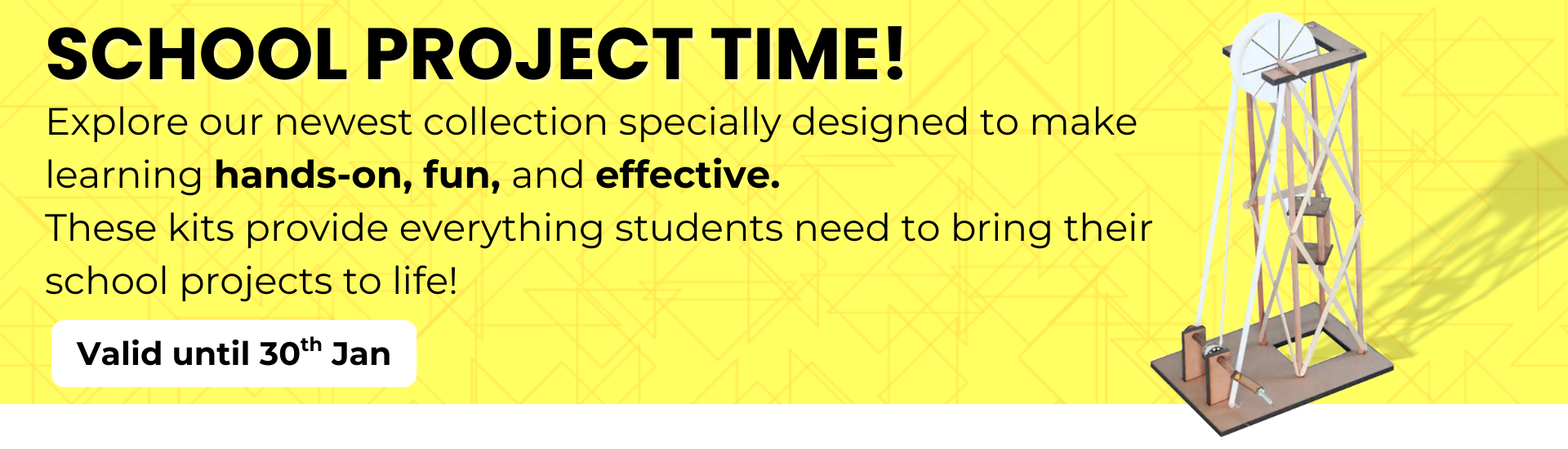Banner Project Kits special