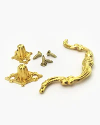 Box Handle Gold 70mm – 1 set