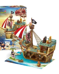 CubicFun 3D Puzzle – Pirate Treasure Ship