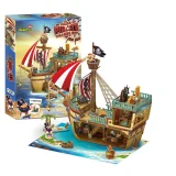 CubicFun 3D Puzzle - Pirate Treasure Ship