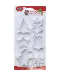 Festive Clay Cutters – 6pc