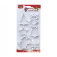 Festive Clay Cutters – 6pc