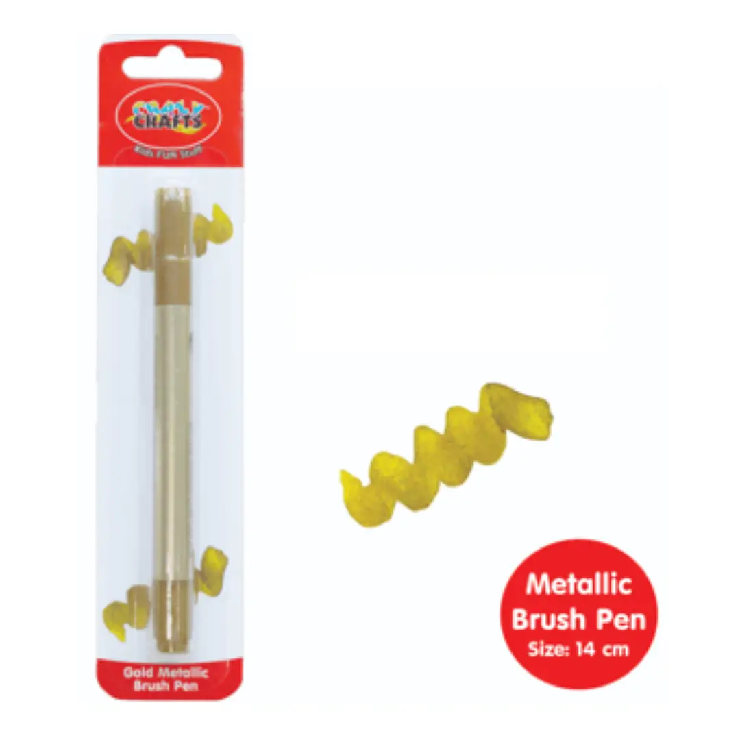 Gold Metallic Brush Pen