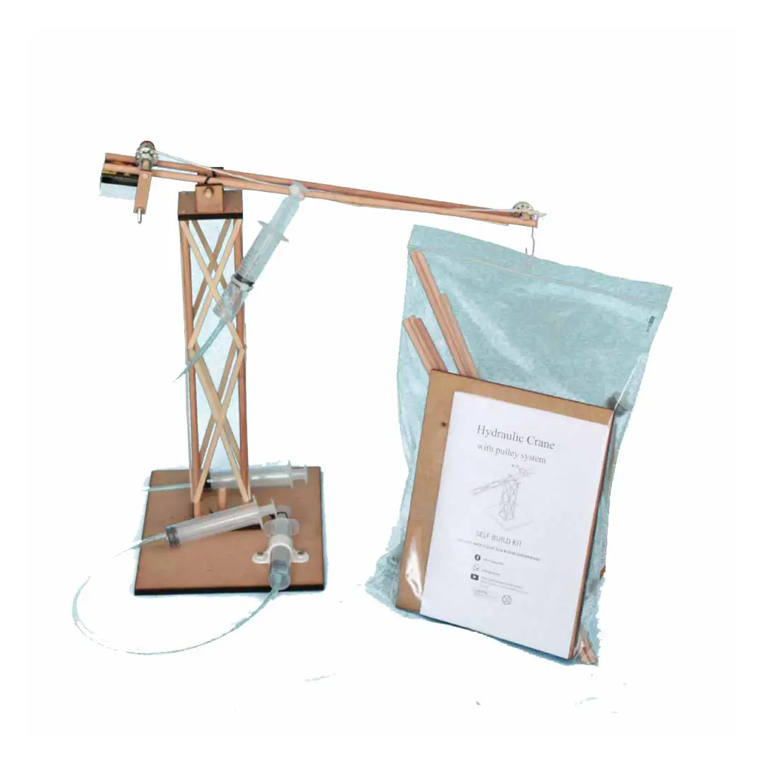 Project Kit - Hydraulic Crane with Pulley System