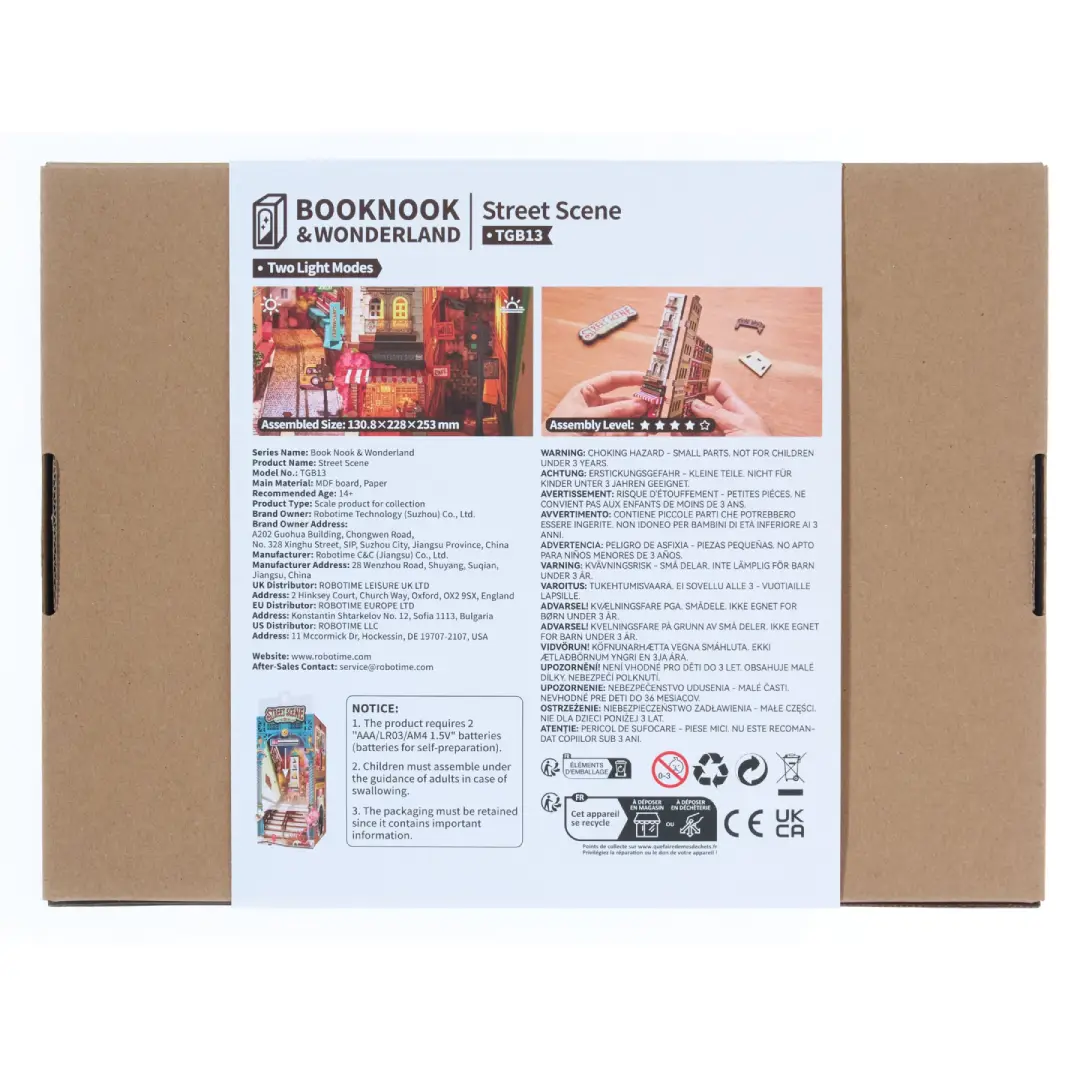 Robotime Book Nook - Street Scene