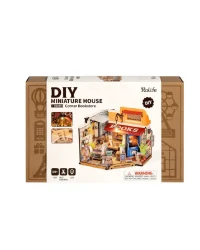 Robotime DIY House – Corner Bookstore