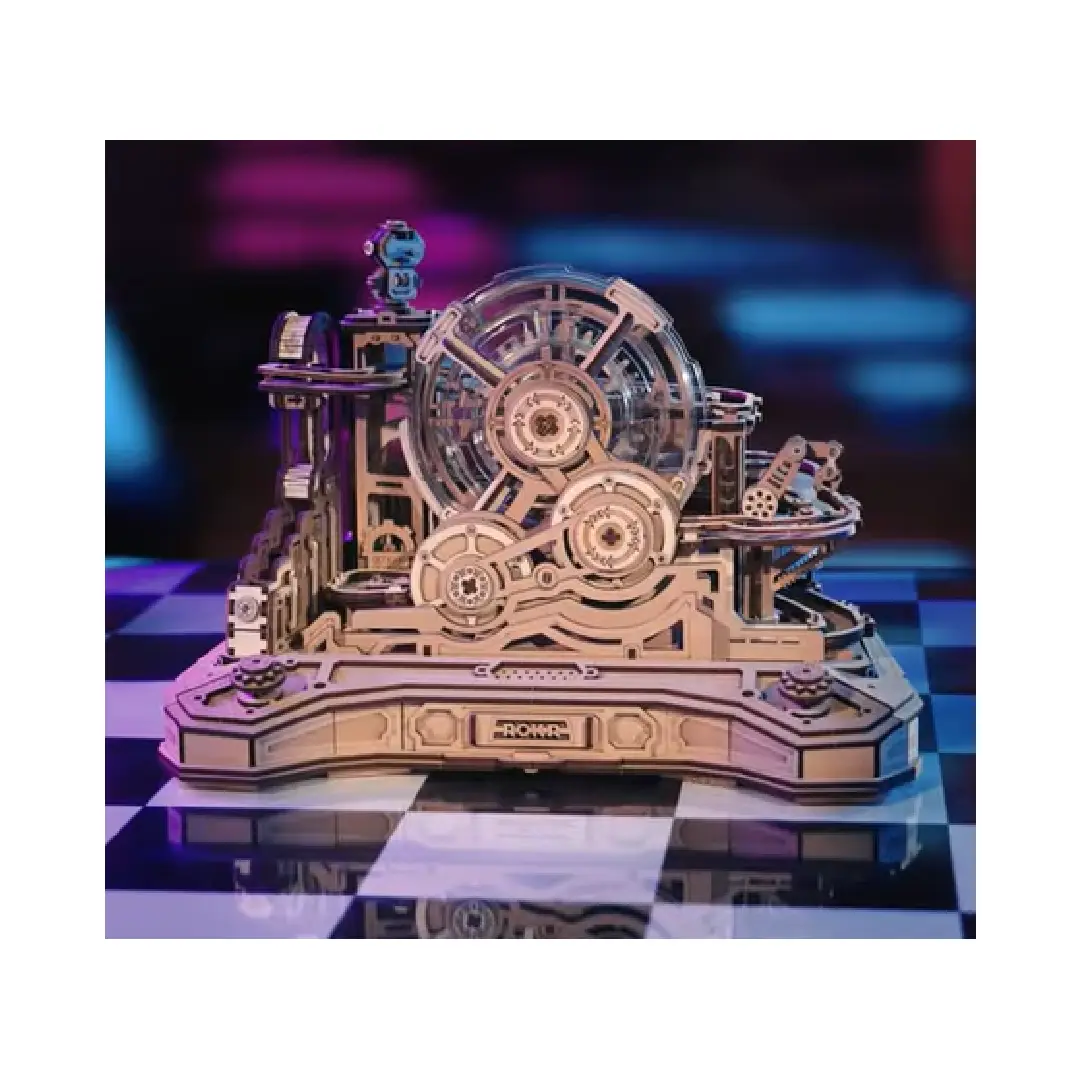 Robotime Mechanical 3D Puzzle - Marble Run Gear Ball Scramble Video